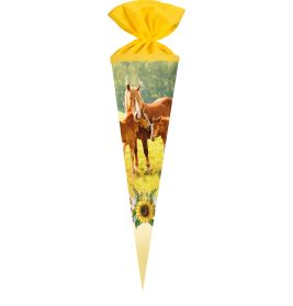Schultüte Fohlenweide 70 cm rund