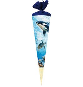 Schultüte Meereswelten 70 cm rund