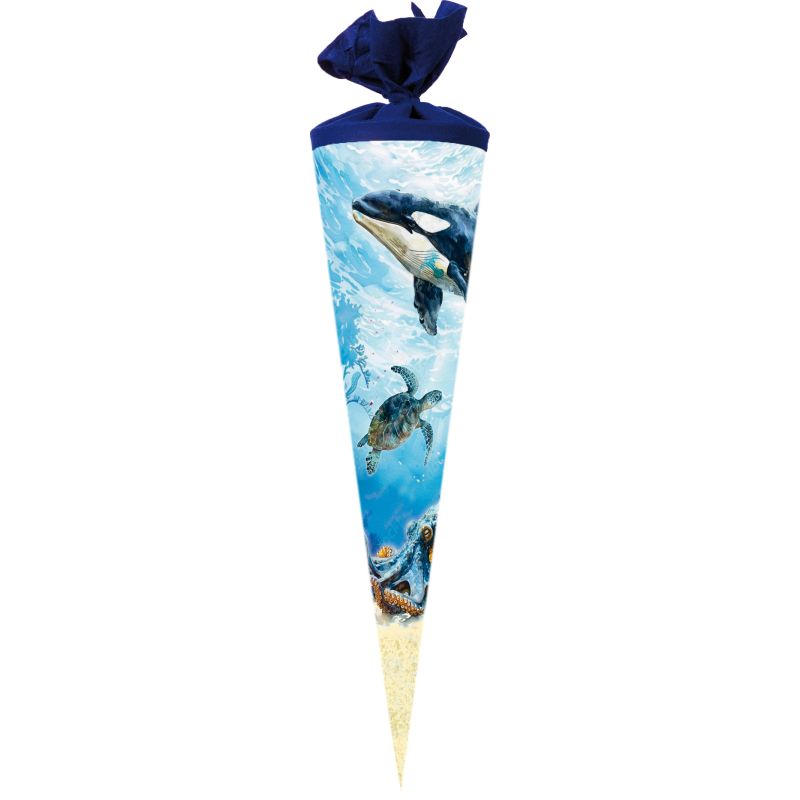 Schultüte Meereswelten 70 cm rund