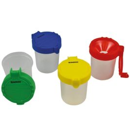 Wasserbecher 8cm, farblich sor tiert