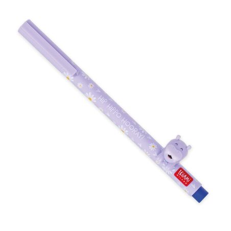 GEL PEN WITH ANIMAL DECORATION - LOVELY FRIENDS