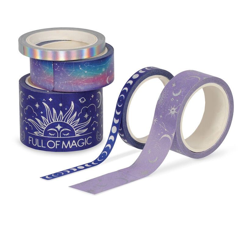 SET OF 5 PAPER STICKY TAPES - TAPE BY TAPE - MAGIC