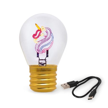 Tischlampe Unicorn Glühbirnenform