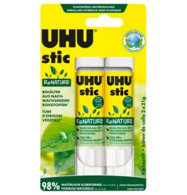 UHU Stic 2x21g ReNature