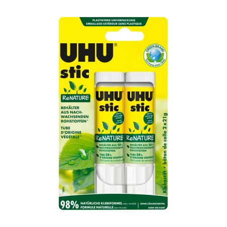 UHU Stic 2x21g ReNature