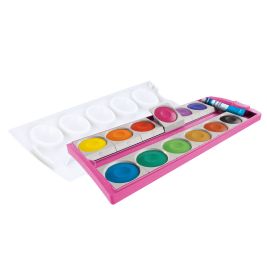 Farbkasten 12er K12 pink/Glitz er