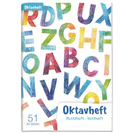 Lernfreunde Oktavheft A6 liniert - sortiert