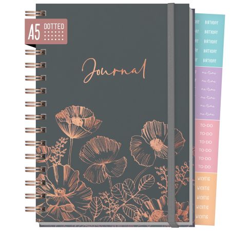 Journal fancy dotted A5 sortie t