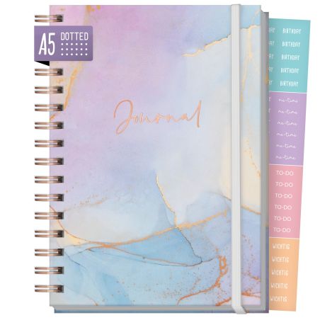 Journal fancy dotted A5 sortie t