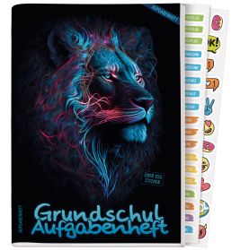 Grundschul-Aufgabenheft A5 sortiert