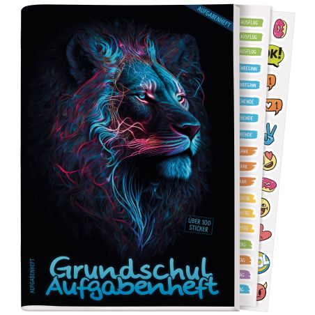 Grundschul-Aufgabenheft A5 sortiert