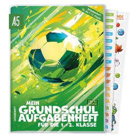Mein Grundschul-Aufgabenheft 1.und 2. Klasse A5 sortiert