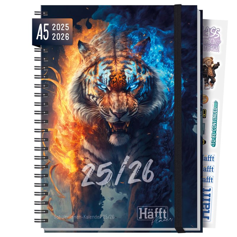 Häfft Planer 25/26 Premium Schüler Kalender sortiert