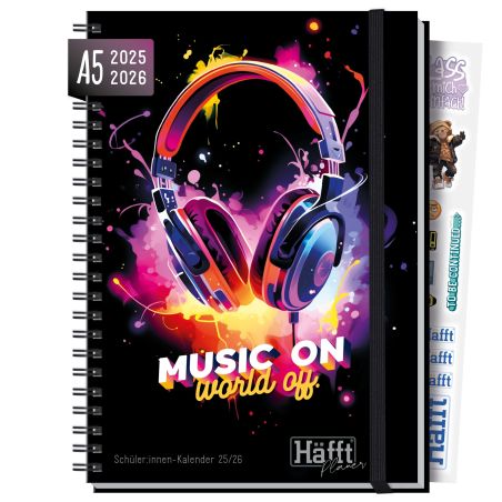 Häfft Planer 25/26 Premium Schüler Kalender sortiert