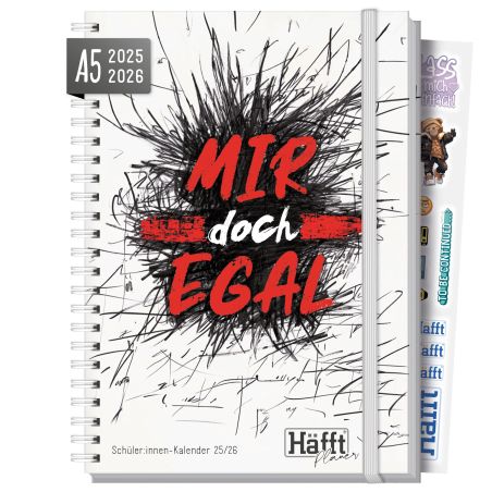 Häfft Planer 25/26 Premium Schüler Kalender sortiert