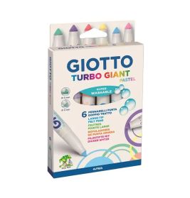 GIOTTO Turbo Giant Pastell Kartonetui mit 6 Farben