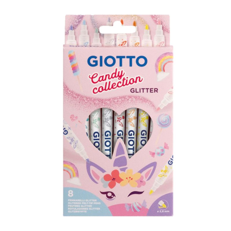 GIOTTO Turbo Glitter Pastel K08 Candy Collection