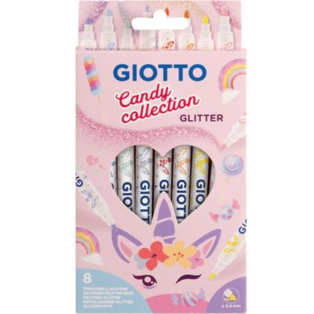 GIOTTO Turbo Glitter Pastel K08 Candy Collection
