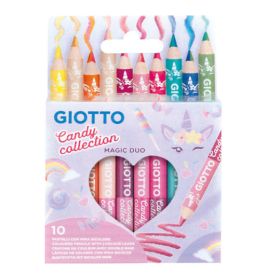 GIOTTO Mega Mini, doppelfarbige Buntstifte, 9