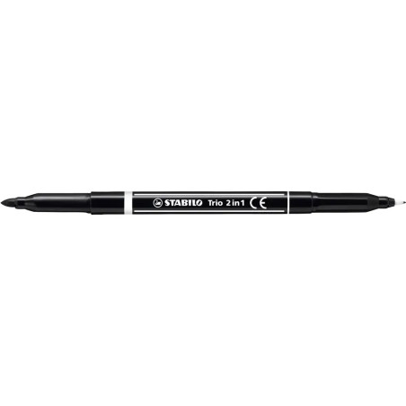 Fibre-tip pen and Fineliner in one STABILO® Trio® 2 in 1Filzstift und Fineliner in einem STABILO® Tr