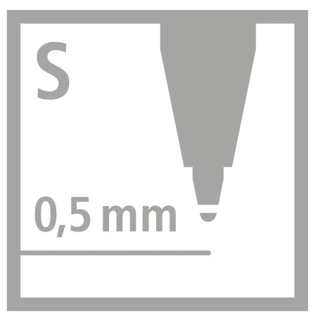 Fibre-tip pen and Fineliner in one STABILO® Trio® 2 in 1Filzstift und Fineliner in einem STABILO® Tr