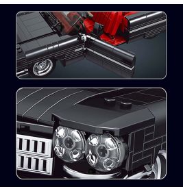 Mould King schwarzer amerik. Oldtimer