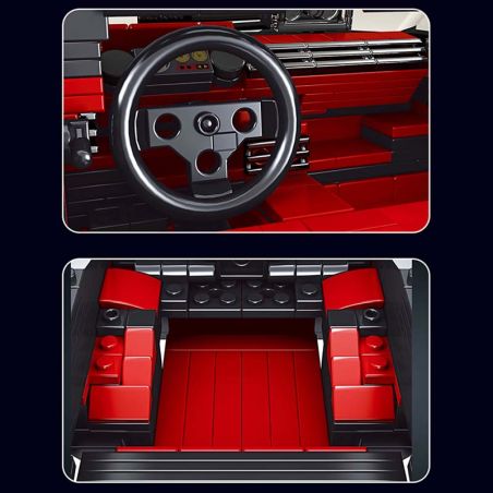 Mould King schwarzer amerik. Oldtimer