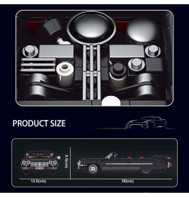 Mould King schwarzer amerik. Oldtimer