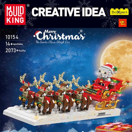 Santa Claus Sleigh 2073/pcs