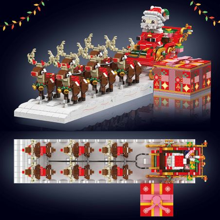 Santa Claus Sleigh 2073/pcs