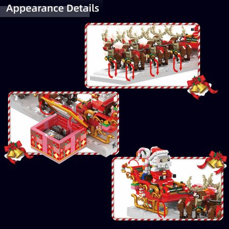 Santa Claus Sleigh 2073/pcs
