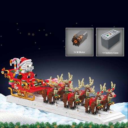 Santa Claus Sleigh 2073/pcs