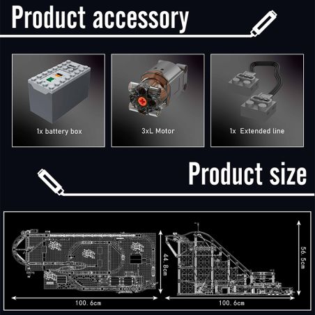 Roller Coaster 3646/pcs