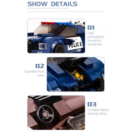 Roadblock 637 + Showcase 356/pcs