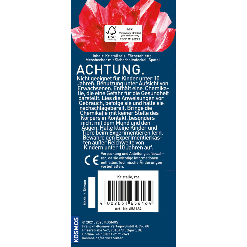 Rote Kristalle