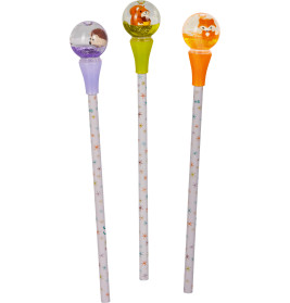 Bleistift mit Schneekugel-Topp er - Winter