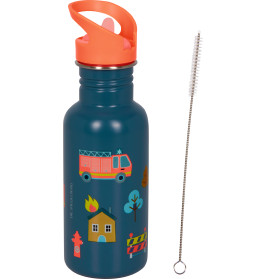 Edelstahlflasche Feuerwehr -