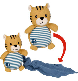Kuscheltier mit Schnuffeltuch Tiger - Little Wonder