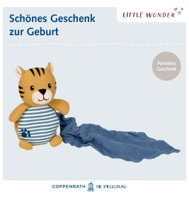 Kuscheltier mit Schnuffeltuch Tiger - Little Wonder