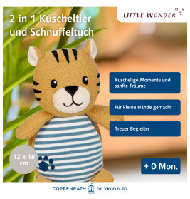 Kuscheltier mit Schnuffeltuch Tiger - Little Wonder
