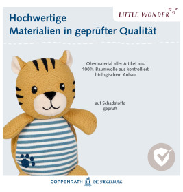 Kuscheltier mit Schnuffeltuch Tiger - Little Wonder