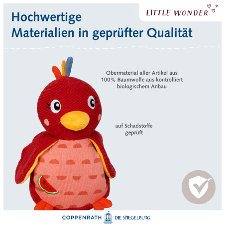 Kuscheltier mit Schnuffeltuch Little Wonder