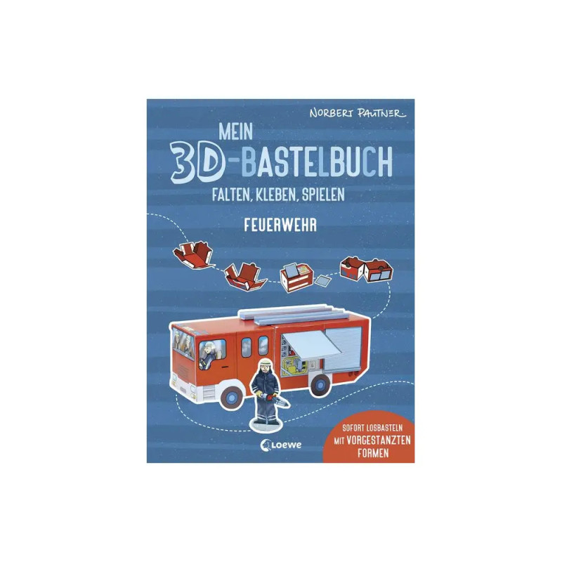 Mein 3D-Bastelbuch - Feuerwehr