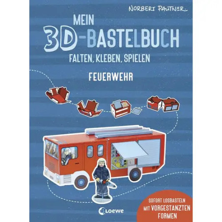 Mein 3D-Bastelbuch - Feuerwehr