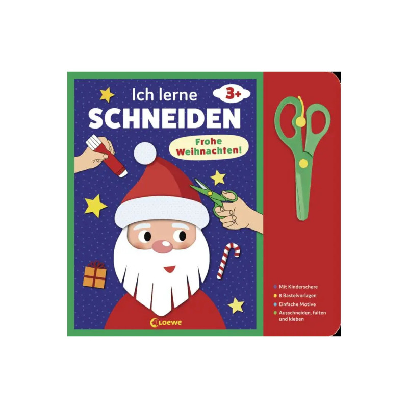 Ich lerne schneiden - Frohe Weihnachten!