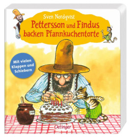 Pettersson und Findus backen Pfannkuchen