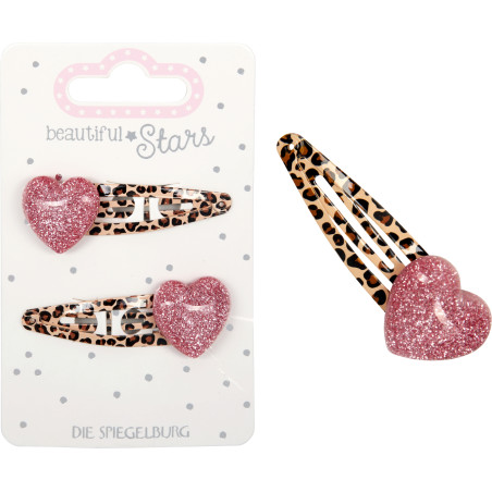 Haarclips Herz - beautiful Stars, sortiert