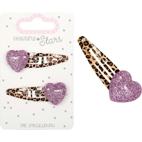 Haarclips Herz - beautiful Stars, sortiert