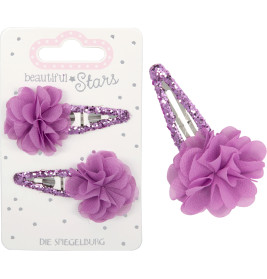 Haarclips Tüllblume - beautiful Stars, sortiert