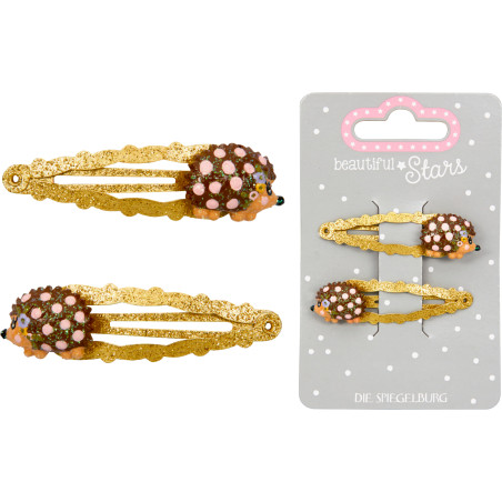Haarclips Reh, Igel & Fuchs - beautiful